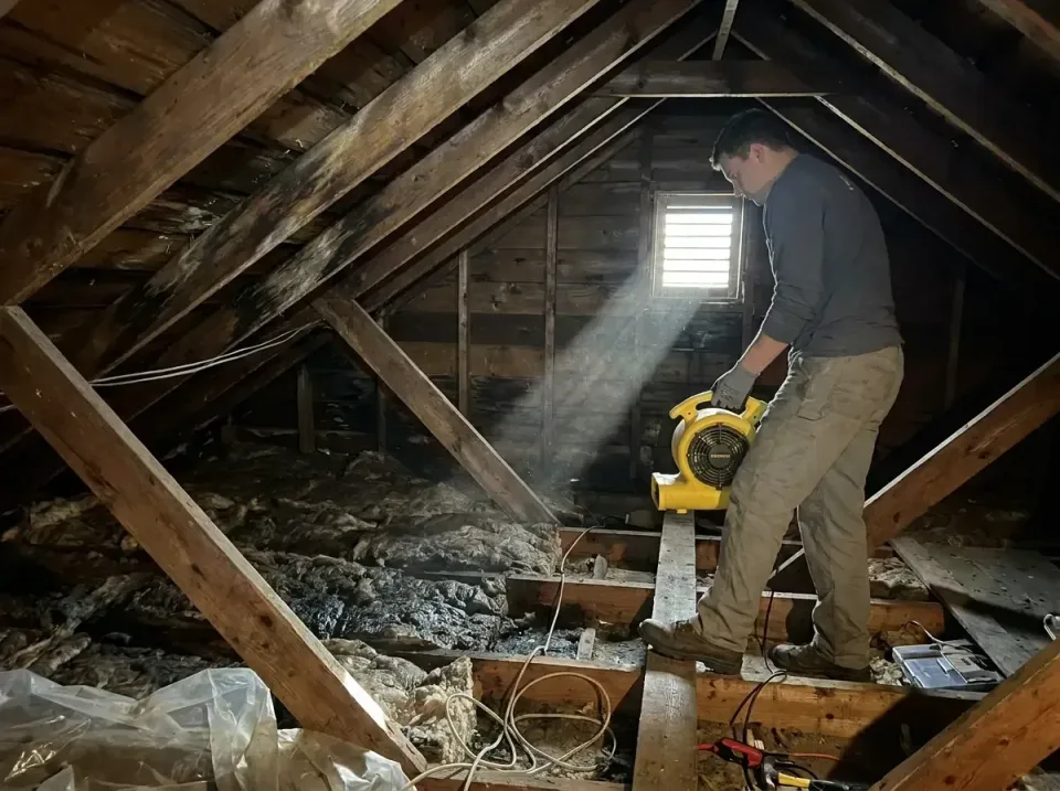 attic-water-damage-drying-proc-007 — frequently asked questions, Emergency Water Extraction & 24/7 Flood Response in Troutma…